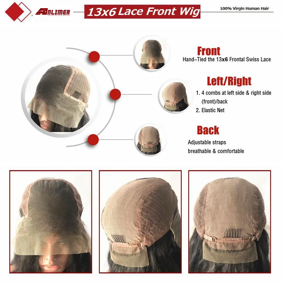 13x6 Синтетические волосы на кружеве парик перуанские кудрявые натуральные