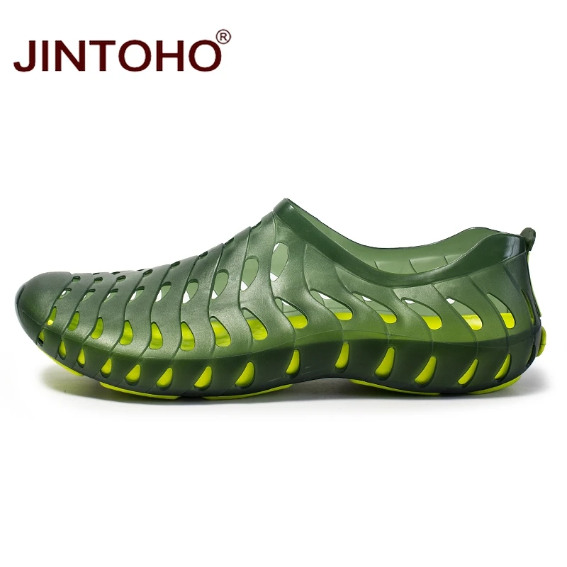 JINTOHO Unisex Summer Sandal Shoes Fashion Men Casual Slip On Loafers Cheap Sandals Male Beach | Обувь