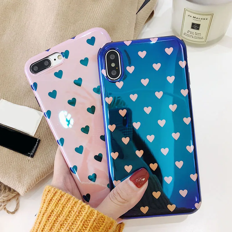 Милый чехол для телефона iPhone 6 6s plus 7 8 Blu Ray love с узором XS Max X XR| |