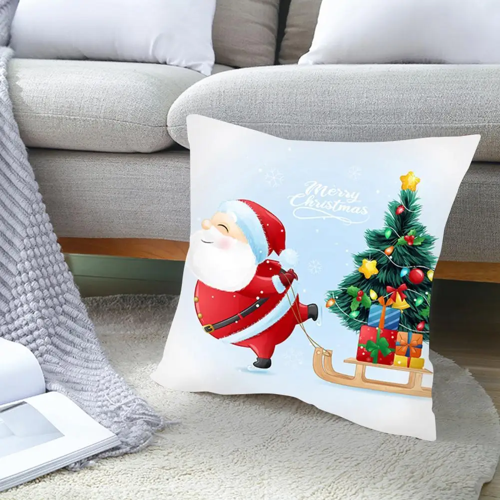 

Pillow Case Christmas Navidad Merry Christmas Decorations Swing Pillow Cover for Sofa Xmas Noel Ornaments