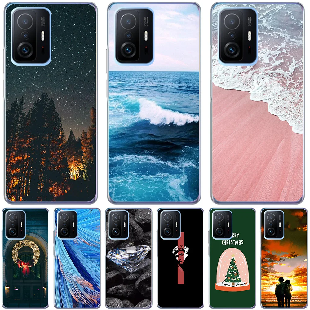

Чехлы для телефонов Xiaomi 11T 11T Pro 2021 6,67 дюйма, задняя крышка, защитные Симпатичные чехлы, Роскошный чехол, сумки, бесплатная доставка
