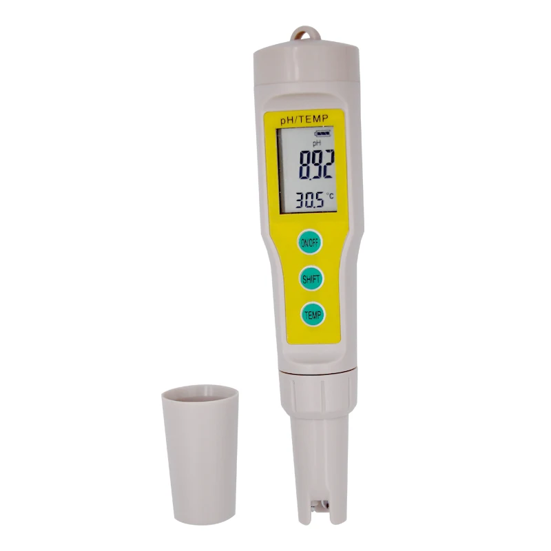Цифровой водонепроницаемый 0,01 3 в 1 PH EC TEMP/TDS PH TEMP метр ЖК-дисплей с подсветкой с автоматической температурой для аквариума Скидка 40