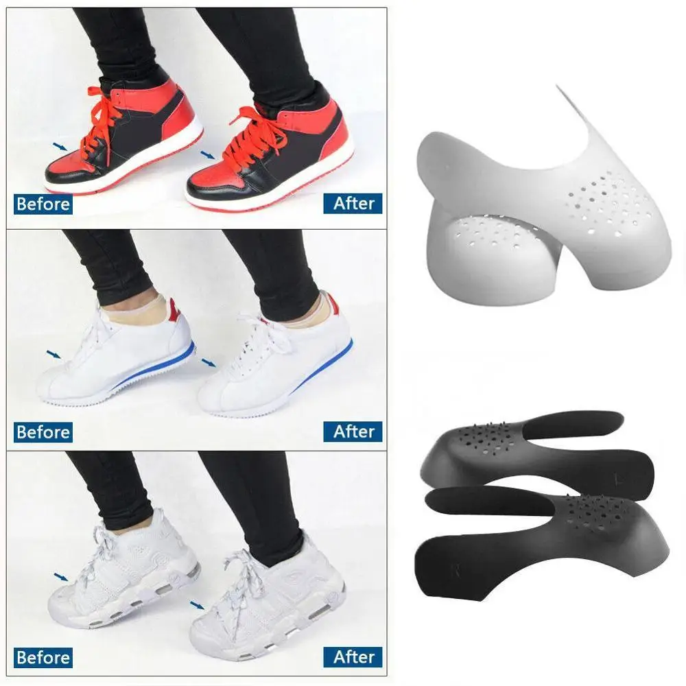 

1Pair Shoes Shields For Sneakers Fold Crease Shoe Support Toe Cap Sport Ball Shoe Head Stretcher Dropshipping