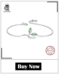 ORSA JEWELS 925 Браслеты стерлингового серебра для Для женщин сердечными амулетами AAA ослепительно CZ Женская мода вечерние ювелирные изделия подарок ASB02