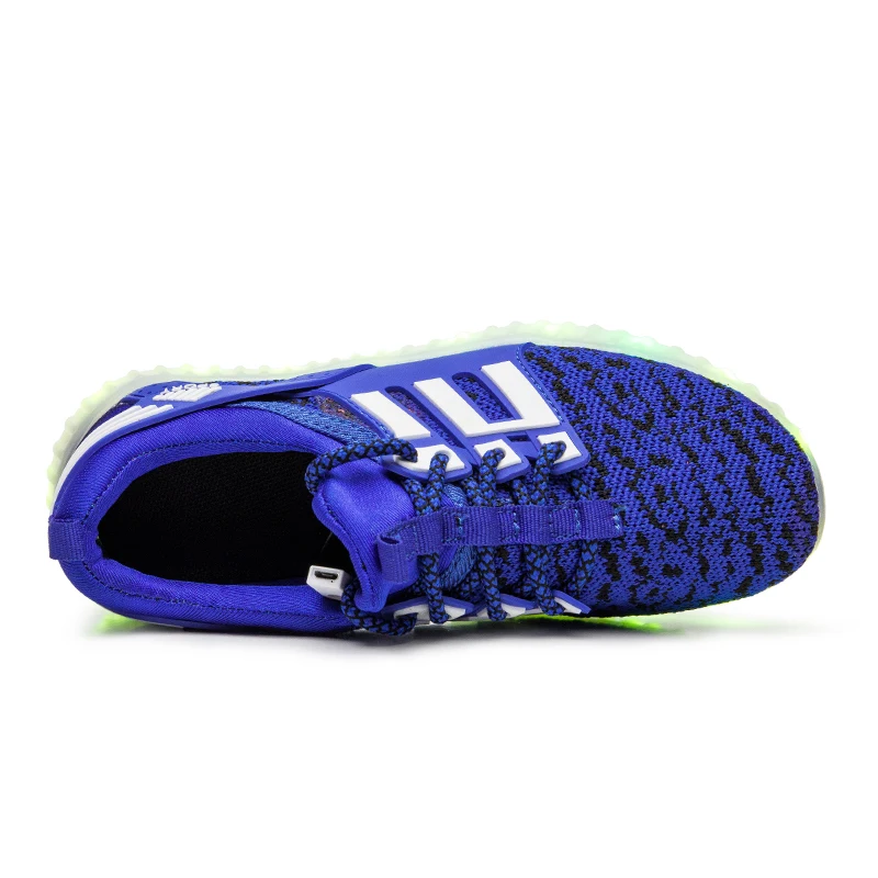 Кроссовки Детские светящиеся для мальчиков и девочек модная дышащая сетчатая