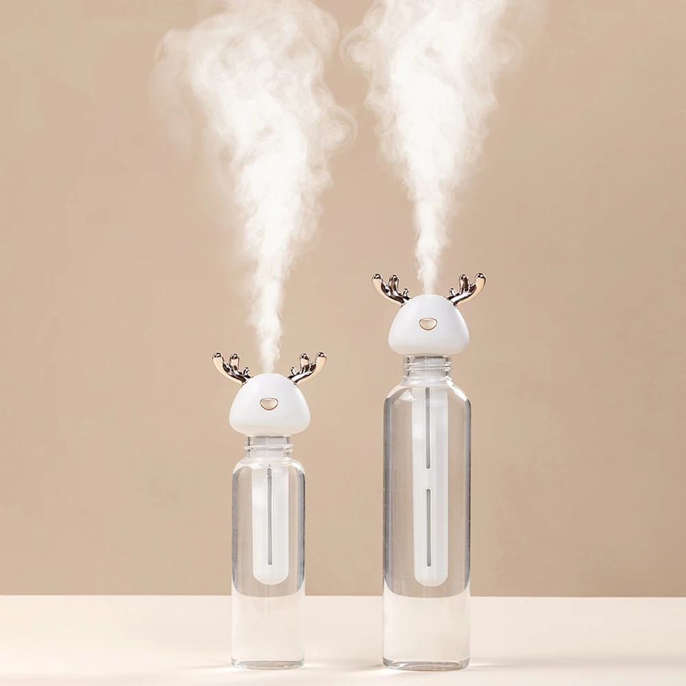 Мини увлажнитель воздуха с изображением северного оленя ультразвуковой тихий
