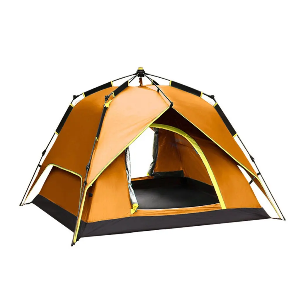 3 4 человек портативный полностью автоматический непромокаемый тент двухслойный