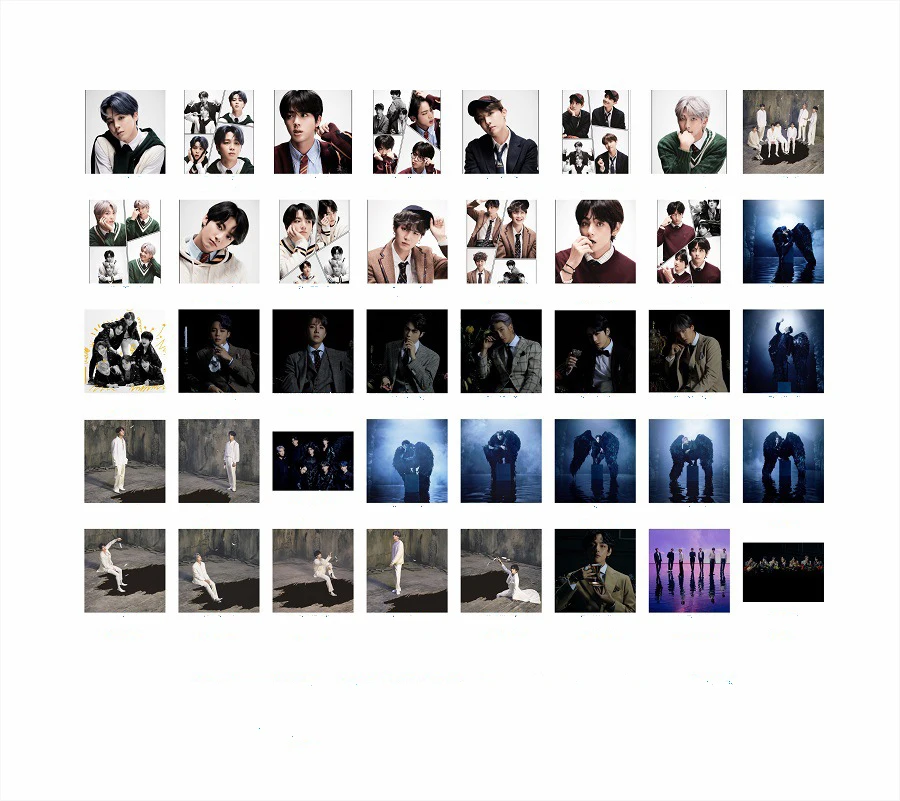 Kpop Bangtan Boys LOMO карты BP IZONE SEVENTEEN фото 40 шт. с зажимами и веревкой|Ювелирная фурнитура