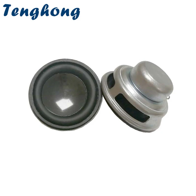 Tenghong 2pcs 33MM Mini Audio Speakers 4 Ohm 3W Portable Full Range Bluetooth Sound Speaker For Home Theater Loudspeaker DIY