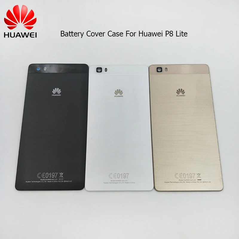 Оригинальная задняя крышка батарейного отсека Huawei P8 Lite гладкий корпус защита