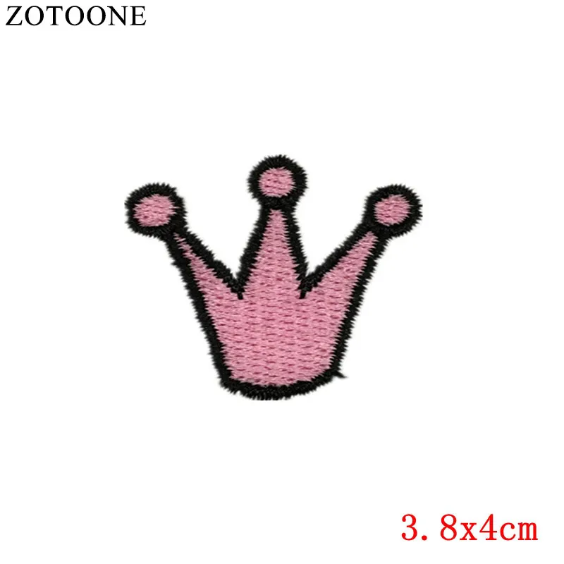 PE0182CT ZOTOONE животные нашивки в форме единорога цветок сердце наклейки с Фламинго железо на одежду теплопередача аппликация вышитая ткань G - Цвет: PE0182CT