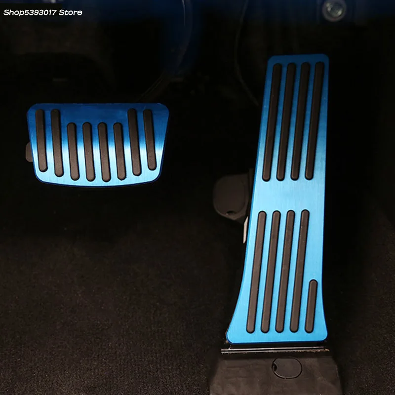 

Car Accelerator Gas Pedal Cover Brake Foot Pedal Pads Fuel Brake Clutch AT pedals For Hyundai Santa Fe 2019 2020 2021