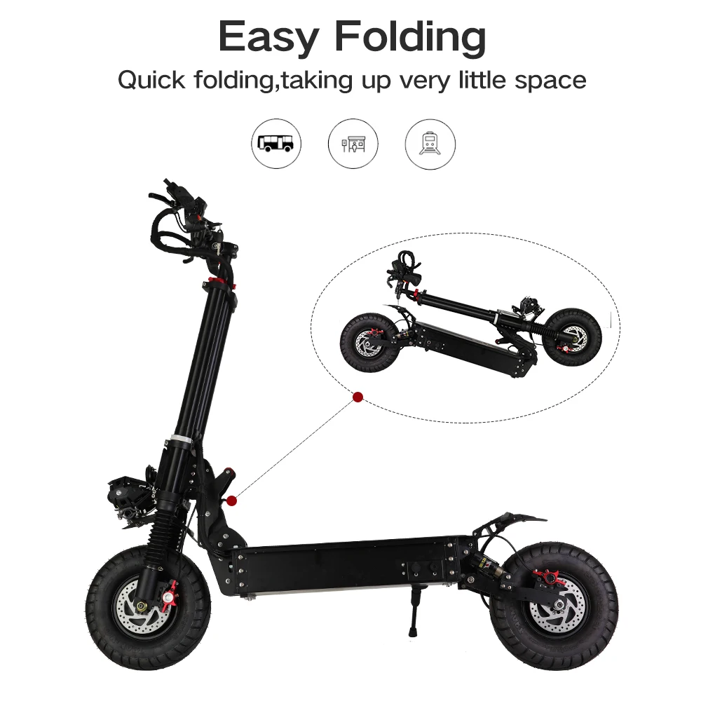 Preise Elektrische Roller 13 Zoll Erwachsene, 6000W Moter Schnelle Faltbare E Bike, Max Geschwindigkeit Zu 85 Km/h, Straße Reifen Große Rad Panasonic Batterie