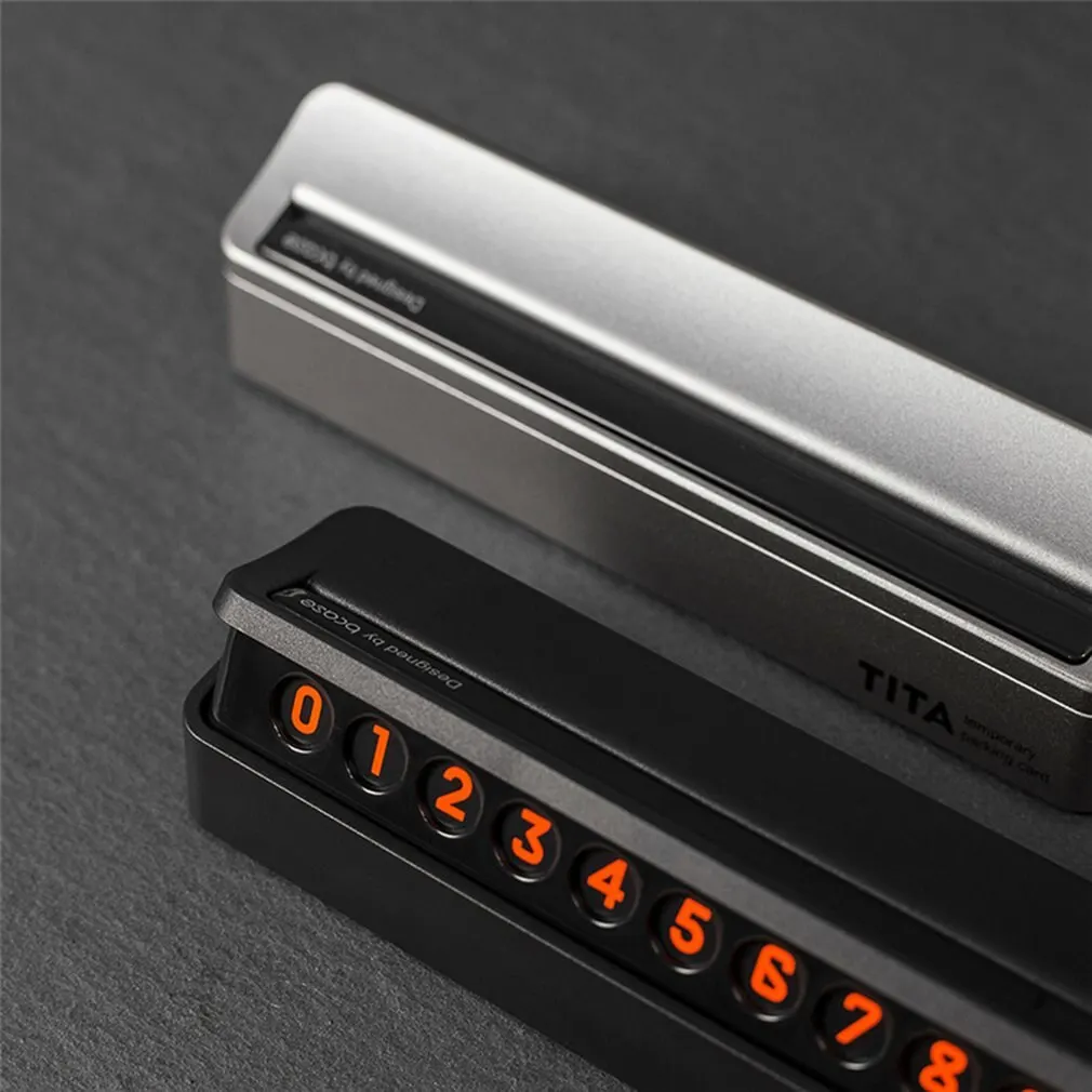 Универсальная автомобильная карточка для временной парковки табличка с номером