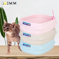 cat dog tray with scoop anti splash dog toilet cat litter box pet toilet bedpan excrement training sand litter box for cats