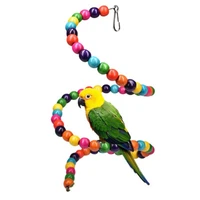 wooden stand swing ball climbing ladder chewing toy birds perch parrot toys set for parakeet budgie cockatie