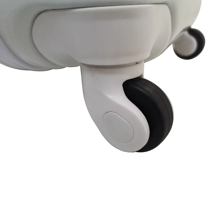 

Hot sale 20 inch custom cartoon robot pattern round body big capacity travelling luggage bag trolley suitcases for kids