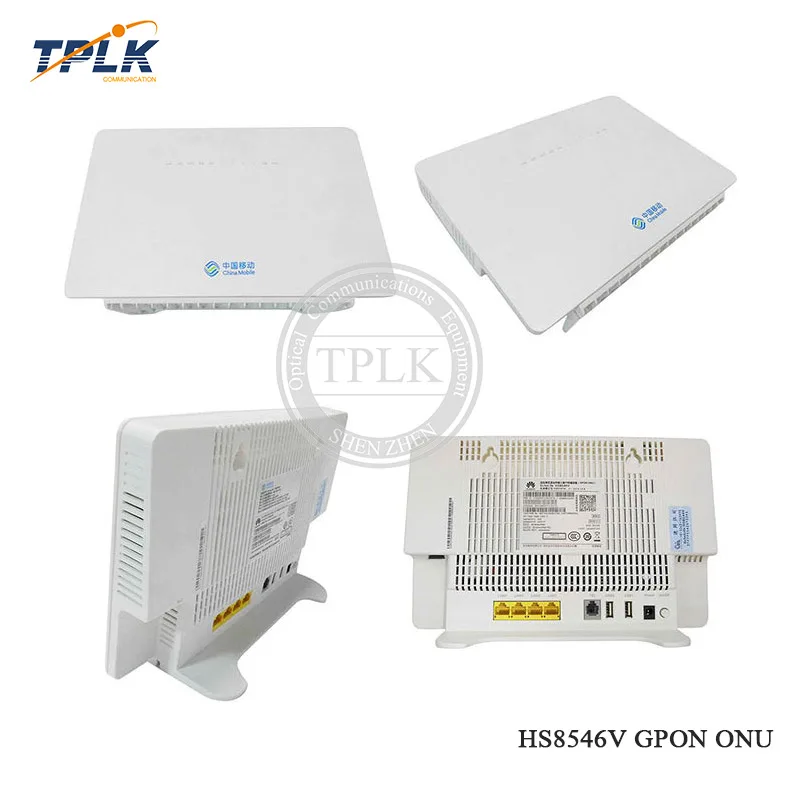 Оригинальный маршрутизатор HS8546V GPON FTTH ONT ONU 4GE + 1TEL 2USB WIFI английская прошивка с