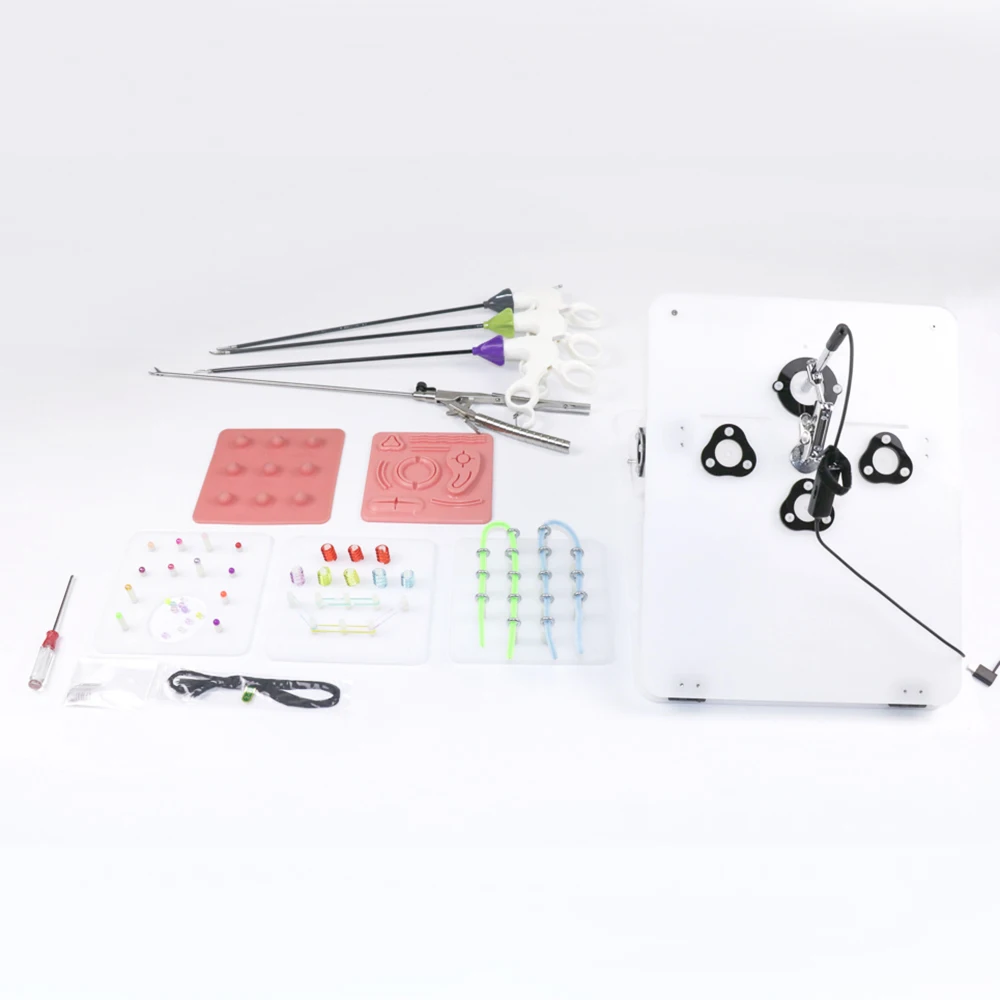 1 Набор лапароскопического тренажера для хирургии иглоудерживающие щипцы