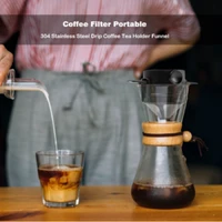 coffee filter coffee maker stainless steel drip coffee tea holder reusable paperless pour over coffee dripper