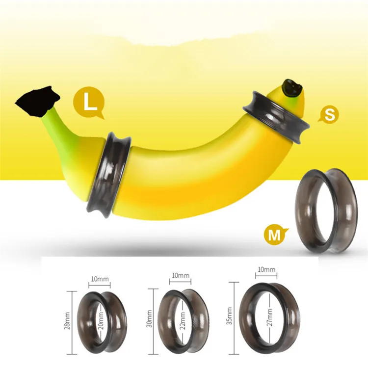 3 Pieces Male Penis Cock Ring Adult Sex Toy For Men Chastity Device Delay Lasting Foreskin Silicone Rings | Красота и здоровье