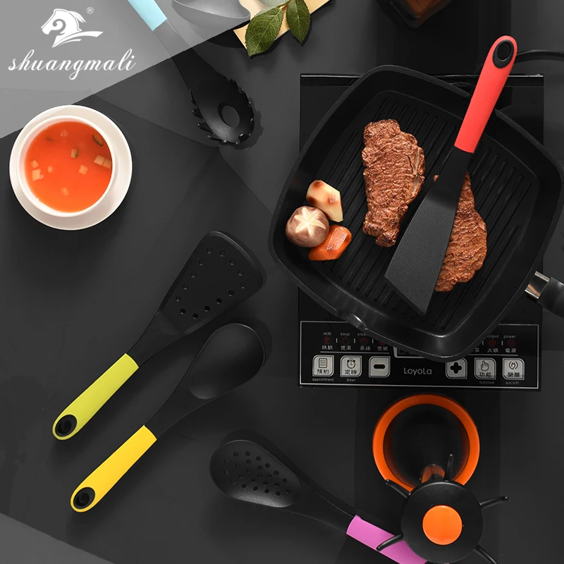 6 шт. Предметов нейлоновой кухонной утвари антипригарная кухонная инструмент для