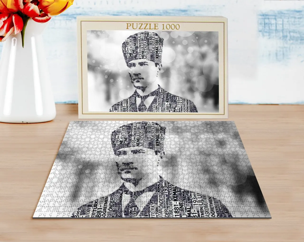 

BK Home Ataturk Designed 1000 Piece Professional Puzzle-43 Decoration Girlfriends Gift Moment Happy Design Modern Quality Reliable