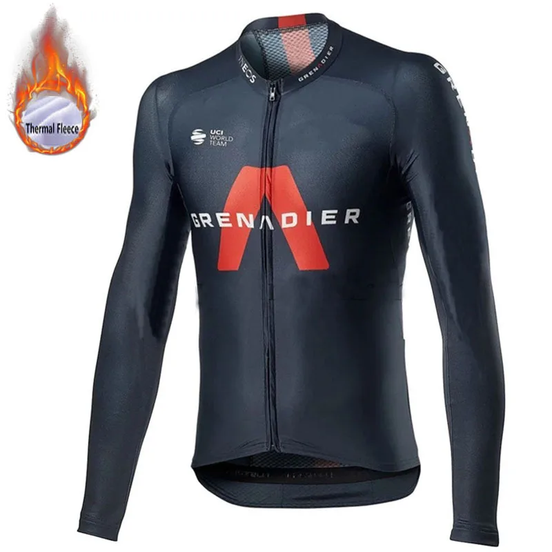 

2021New Men Cycling Jackets Winter Thermal Fleece Jerseys Riding Cycling Warm Moutain Bike Clothing Bicycle Clothes
