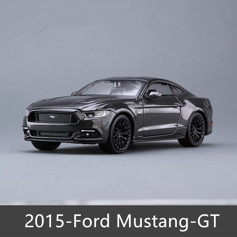 Maisto 1:24 Ford Mustang GT Roadster имитация сплава Модель автомобиля Моделирование Украшение автомобиля коллекция Подарочная игрушка - Цвет: 2015-GT