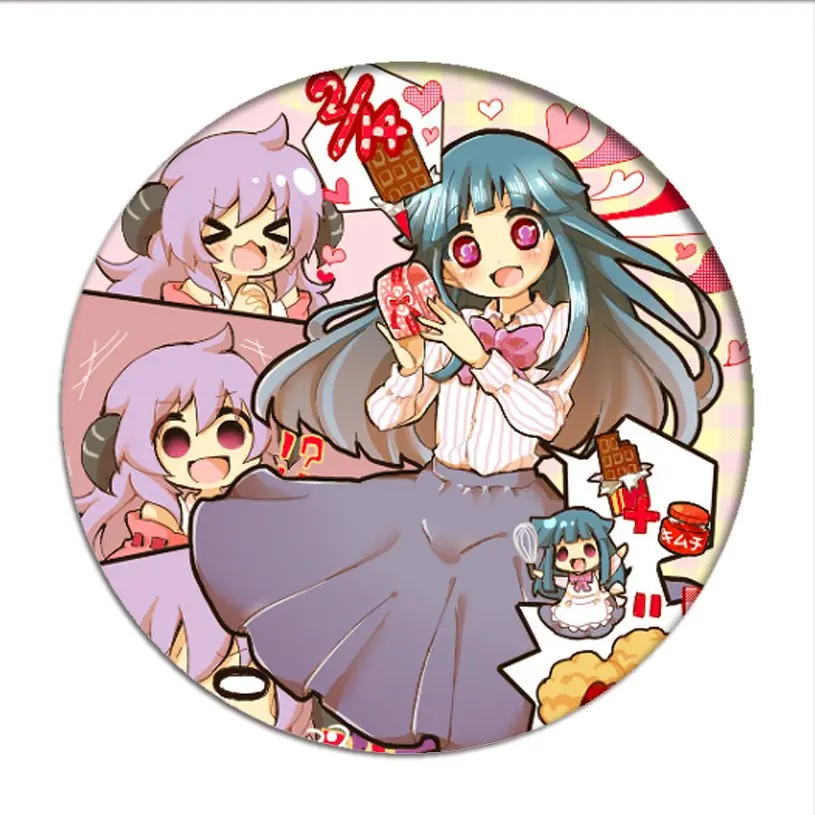 Брошь Higurashi no Naku Koro ni Значки для косплея Shion Sonozaki значок Рика фурудэ коллекционные