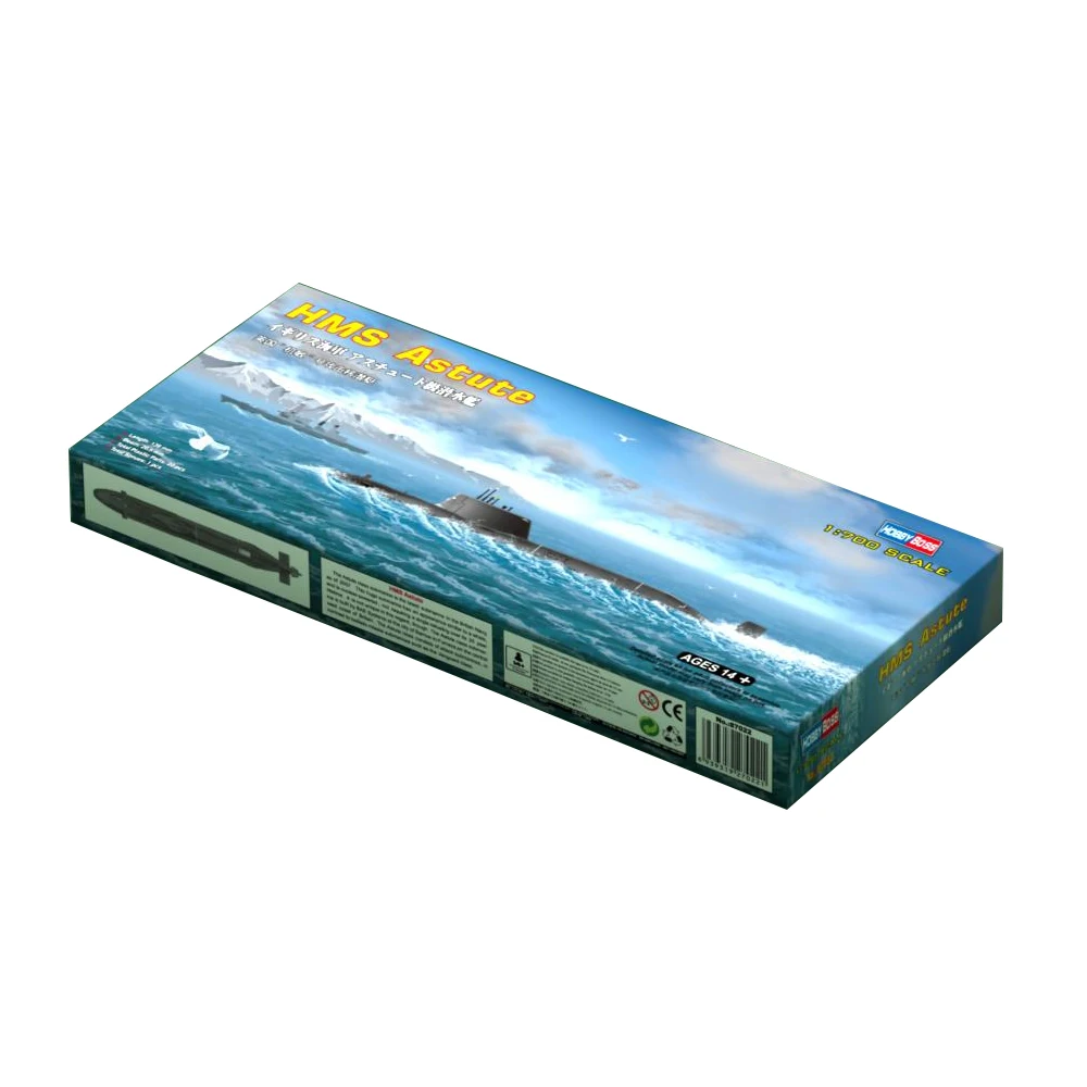 Новинка 2019 пластиковая сборная подводная лодка HMS британского флота в масштабе