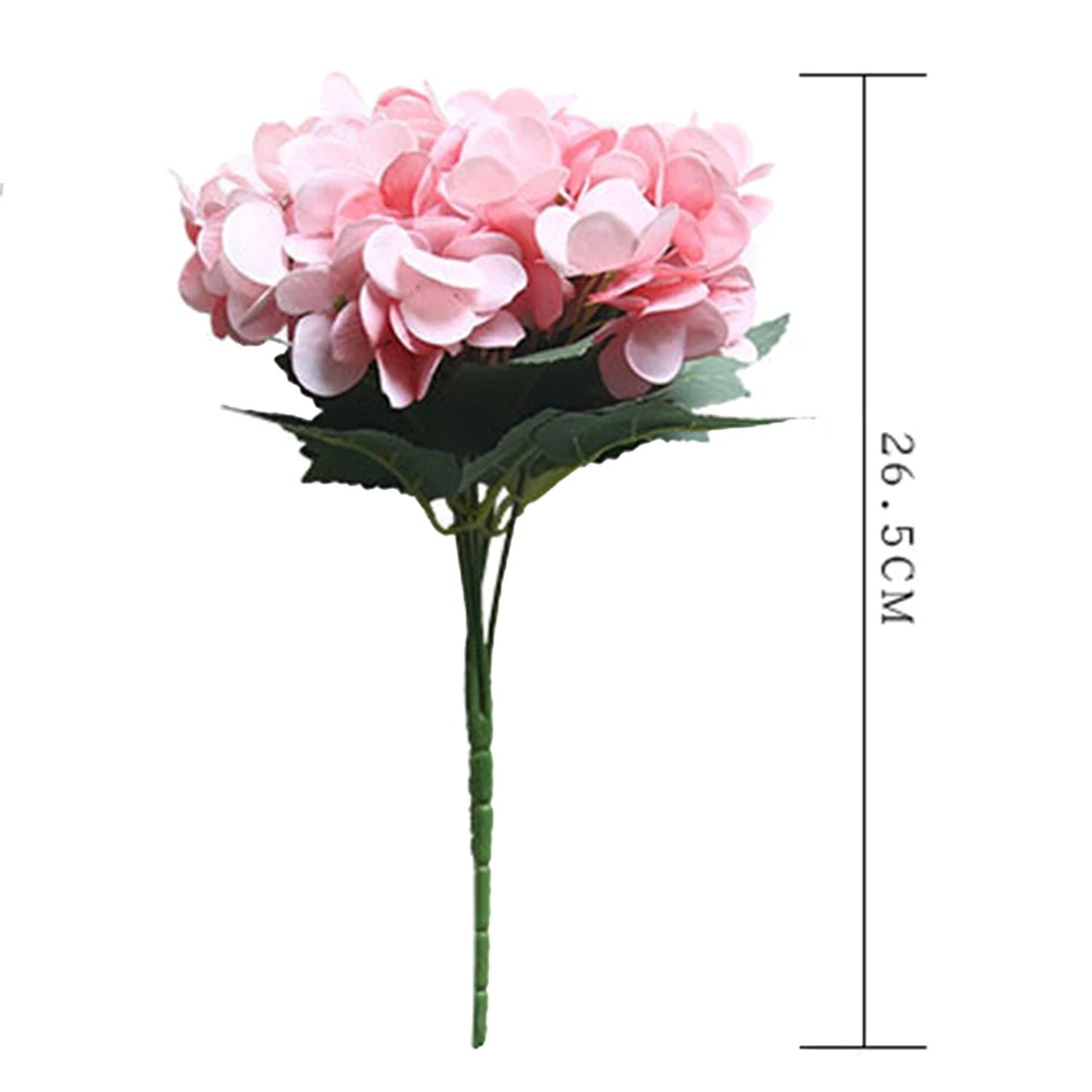 Искусственные цветы гортензии ветка домашний Свадебный декор Осенний Шелковый