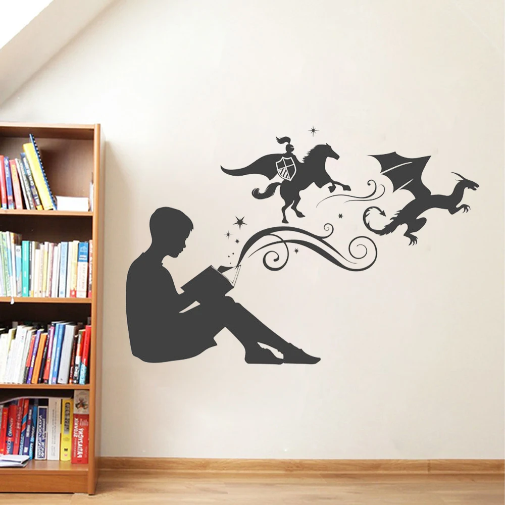 Школьные библиотеки настенные наклейки виниловые художественные украшения для