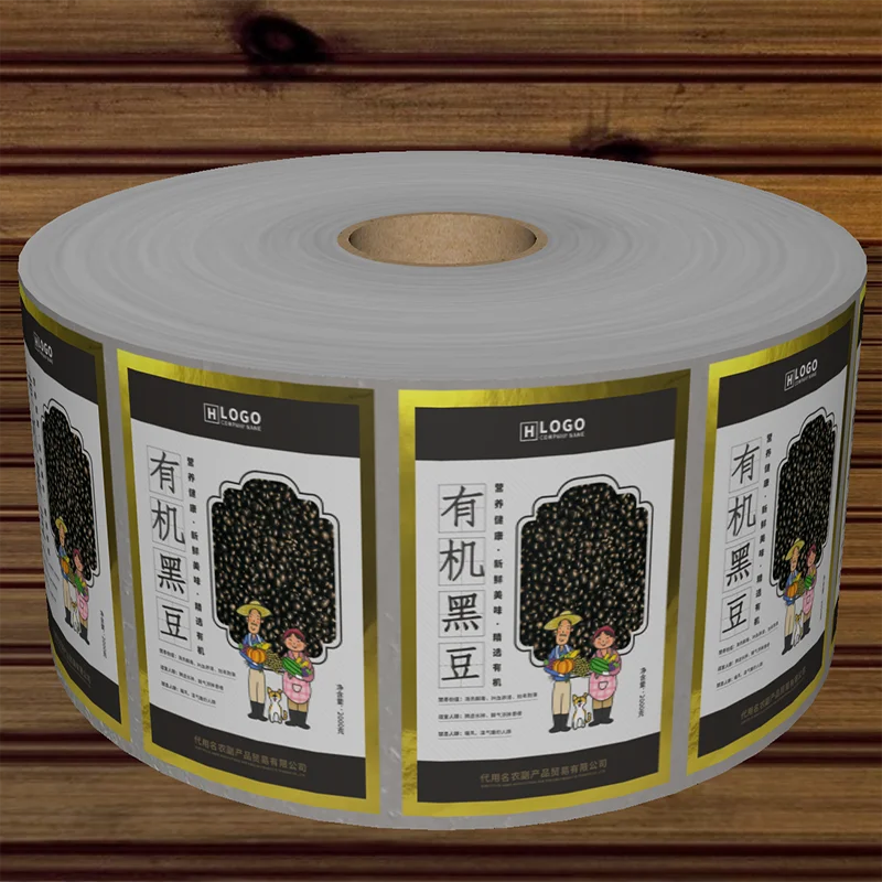 Label  Shipping Packing Food  Sticker Printing Custom For Box