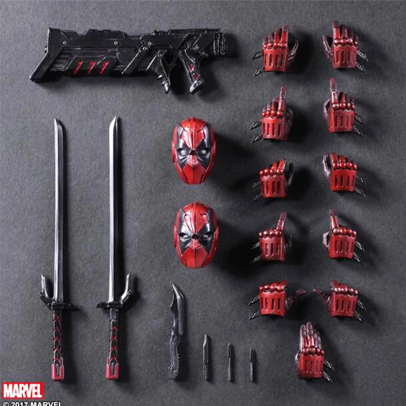 Marvel классика 19 см Дэдпул фигурка ПВХ кукла модель KO's NECA " Ultimate Специальные Особенности супер пошаговые игрушки коллекция