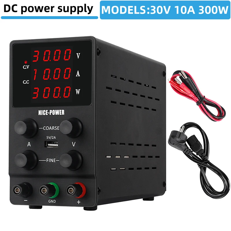 Fonte Regulada Exata do Banco de Comutação do Regulador de Tensão da Fonte de Alimentação Ajustável 30v 10a do Laboratório de Usb Dígitos Fonte de Alimentação dc 60v 5a 120v 3a Fonte de alimentação de comutação