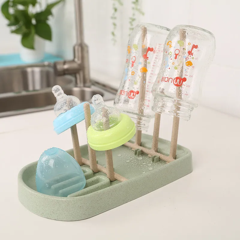 

Baby bottle drying rack baby bottle drain pipe cleaning dryer storage tree-shaped baby bottle rack