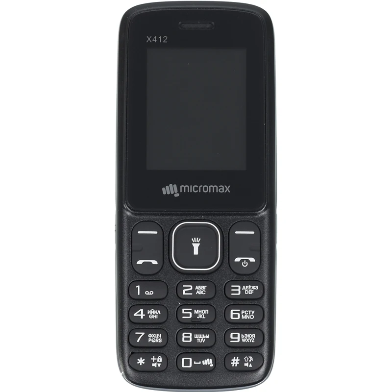 Mobile phone Micromax x412 32MB black/gray 2sim 1.77 &quotTFT 128x160 NYC |