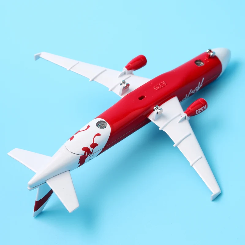 16 см A320 Air Asia самолет модель Asia.com авиакомпаний Аэробус сплава с трёхмерными