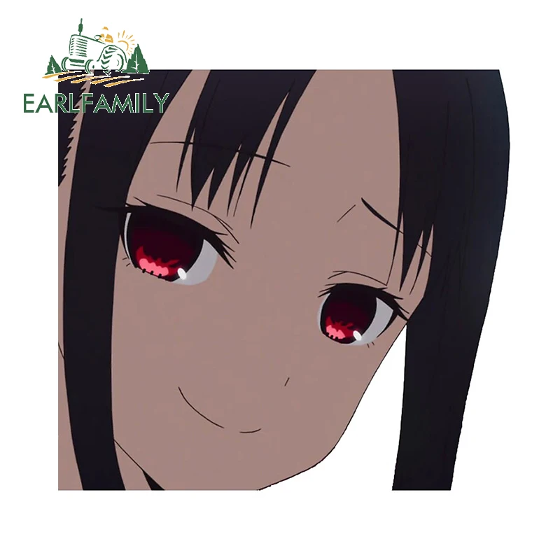 

EARLFAMILY 13 см x 12,4 см для Kaguya Smug Look аниме наклейка Смешные автомобильные наклейки граффити автомобиль тело мотоцикла