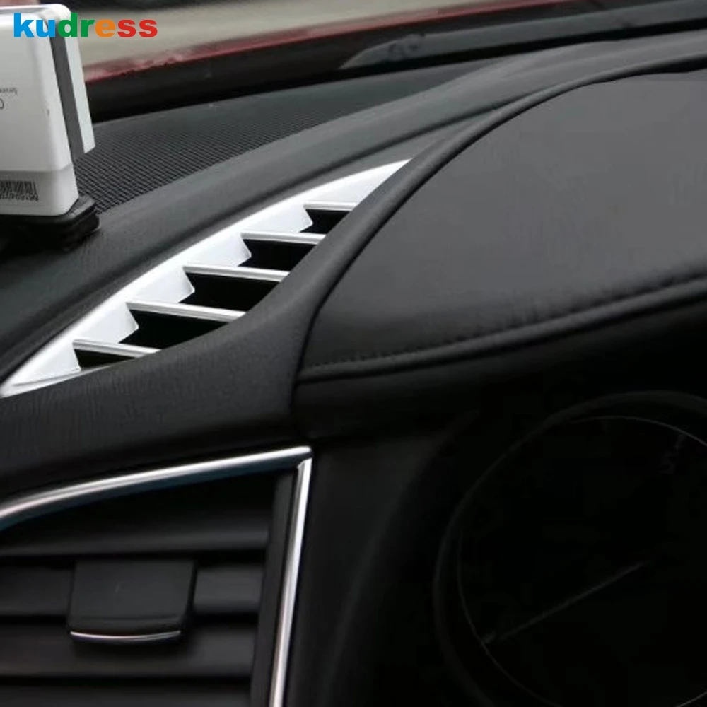 Для Mazda 6 M6 Atenza 2017 2018 ABS матовая накладка на приборную панель AC Air Vent декоративная
