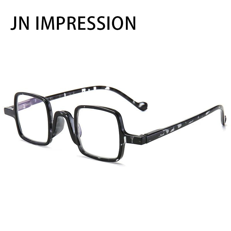 J N Blue-light-proof reading glasses Square frame Plastic mirror leg Prescription +1.0+1.5+2.0+2.5+3.0+3.5+4.0 T18188 | Аксессуары для