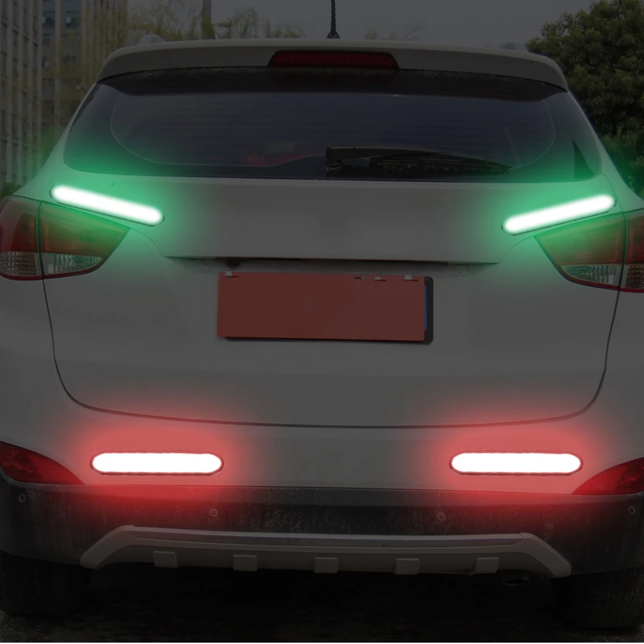 2 шт. авто Стайлинг автомобиля двери Стикеры наклейка Предупреждение лента