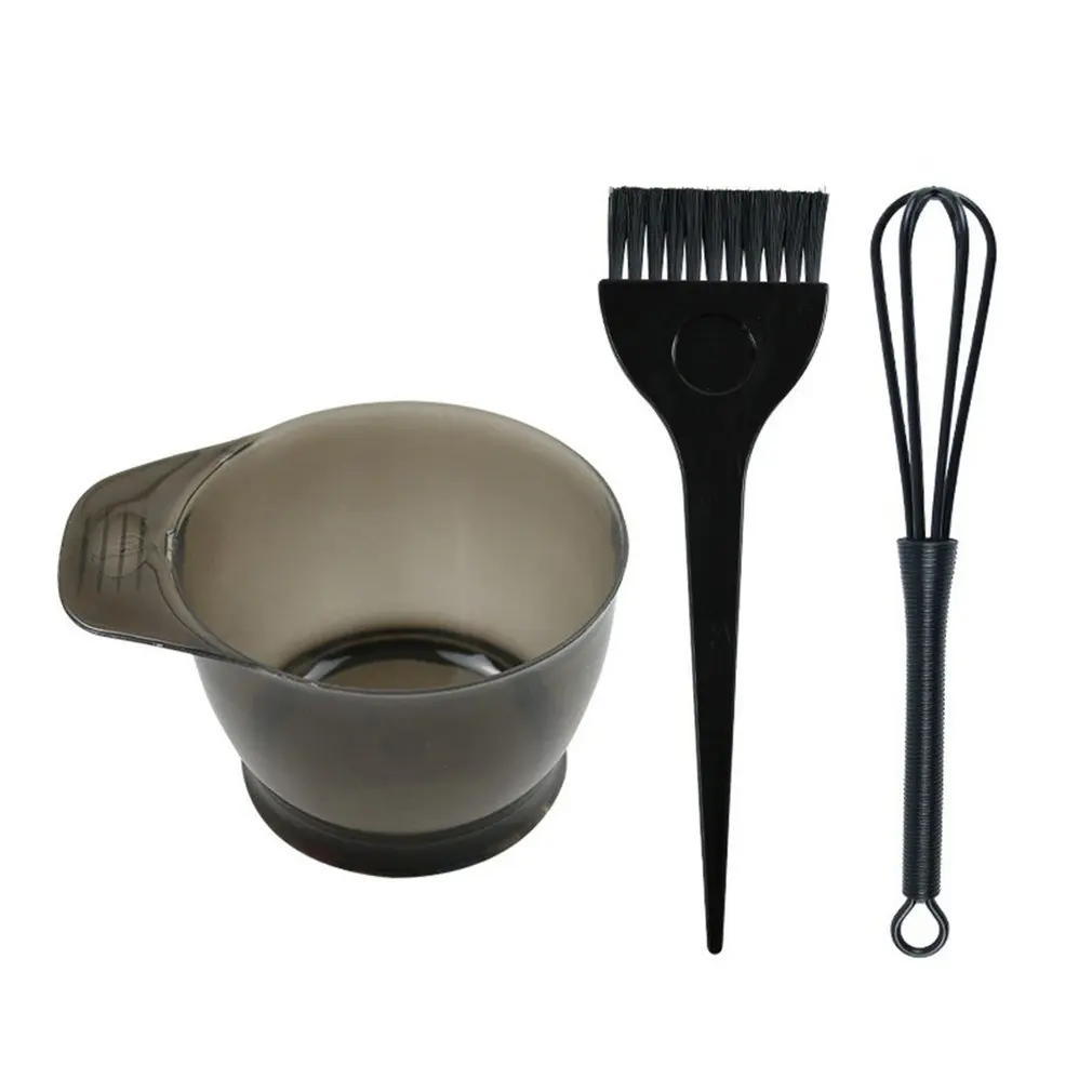 

3 Pcs/Set Salon Hair Coloring Dyeing Kit Hair Dye Color Mixer Bowl Brush Tools Set Hair Dyeing Accessories