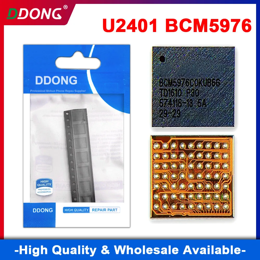 

10/20/30/50pcs U2401 BCM5976 Screen Controller ic for 6 & 6 Plus 6P 6G White Meson Driver Touch ic chip BCM5976C1KUB6G