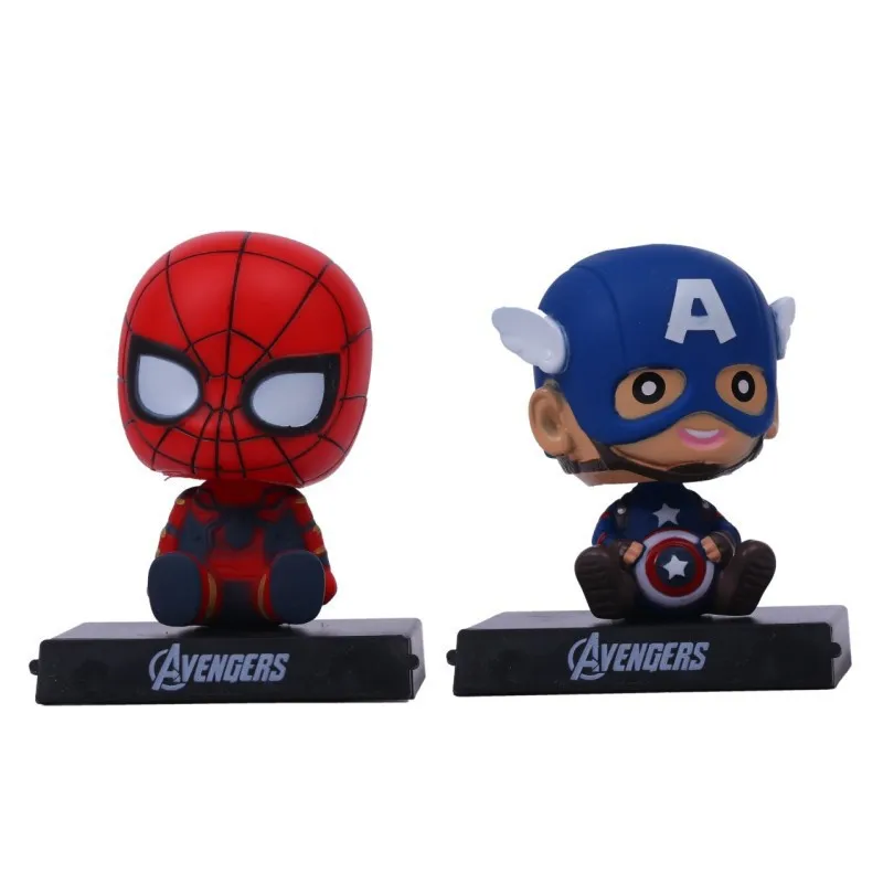 

Marvel Avengers Q version hand-made model car decoration home decoration can be used as mobile phone holder