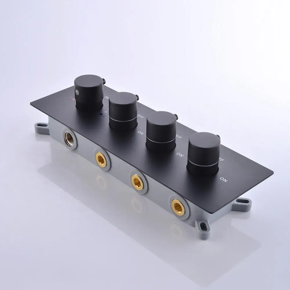 2021 классическая ванная матовая черная спа Массажная душевая головка панель с