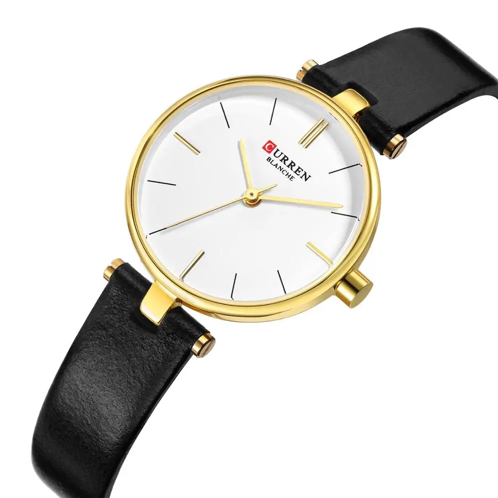 

CURREN Women Luxury Ultra-thin Watches Stylish Decent Leather Waterproof Wrist Ladies watch Gifts for Girl Clock Reloj Mujer