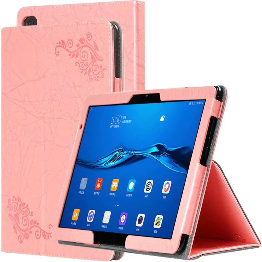 Роскошный складной чехол подставка с печатным рисунком для планшета из ПУ