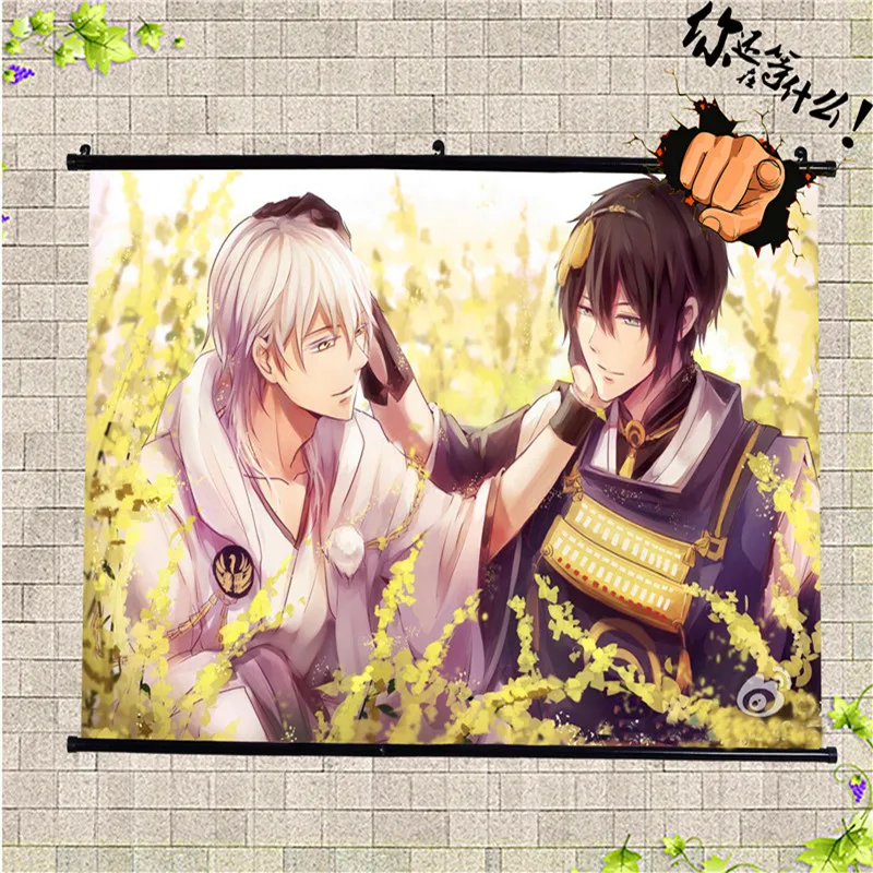 Печать с фото KPOP тканевая висячая Картина Настенная прокрутка декоративный